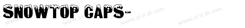 Snowtop Caps字体转换